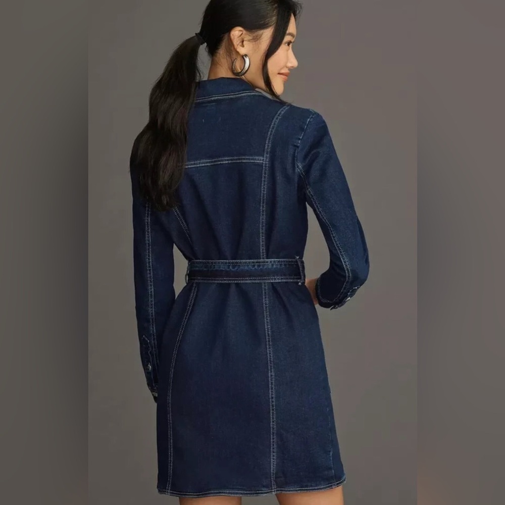 Anthropologie Pilcro denim blazer dress - Picture 3 of 9